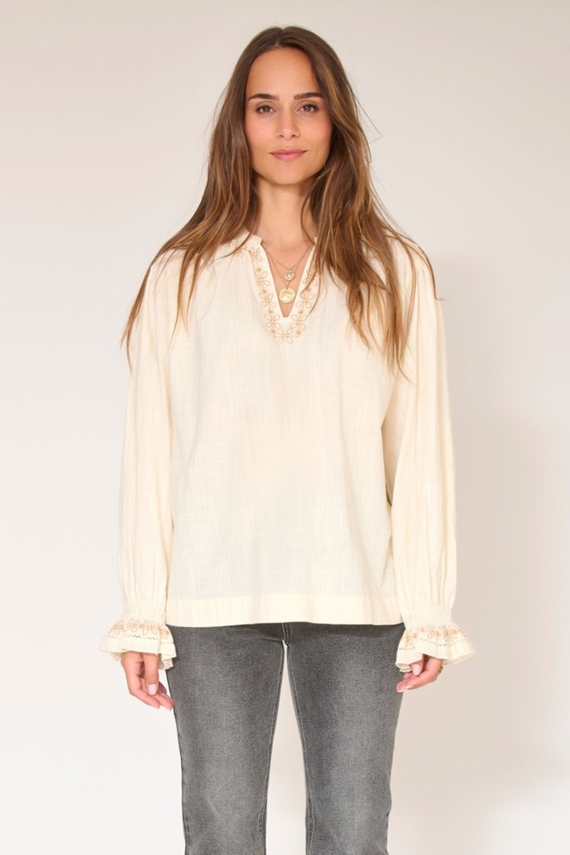 BLUSA HALLEN COLOR CRUDO